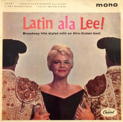 7inch Record PEGGY LEE  Latin Ala Lee Broadway Hits Styled EAP51290 Capitol Records 1960 UK Jazz Used