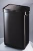 EKO Trash Can Automatic Deluxe Mirage Bin Black Steel 45L with Stainless Lid No Inner Box Open/Close T-Sensor EK9378BS-45L