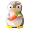 Cute Penguin Doll Plush Toy Penguin Throw Pillow Small Rag Doll Holding Fruits And Vegetables