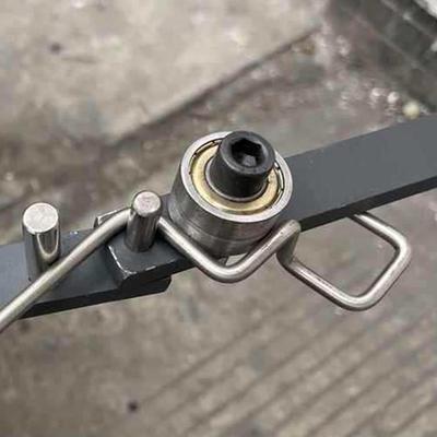 Tragbares manuelles Bewehrungsbiegewerkzeug Glatt gelagertes Biegetool für 2-8mm Draht Basteln Metallbearbeitung Gartenarbeiten