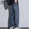 JEEP SPIRIT Men's Relaxed Straight-Fit Denim Jeans