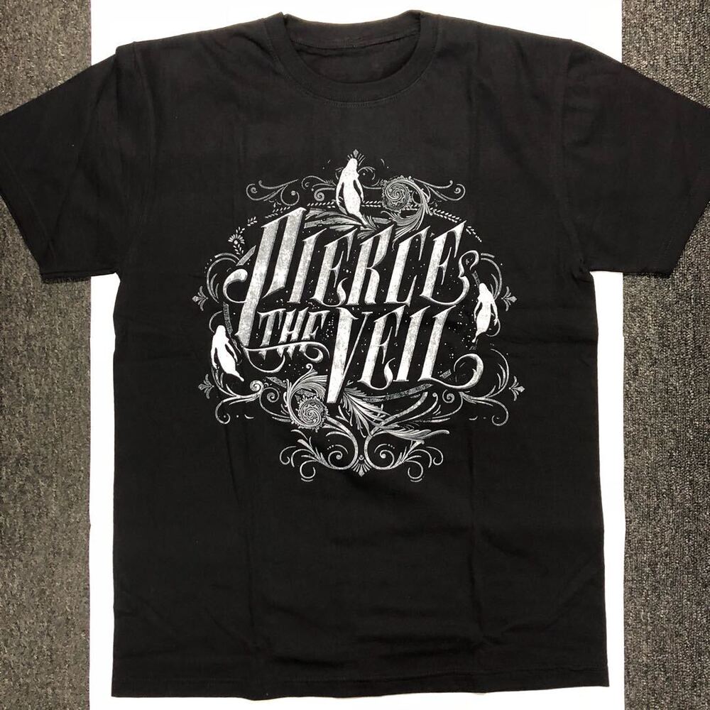 Vtg Pierce The Veil Band Short Sleeve Cotton Black S-4XL Unisex Shirt BL130
