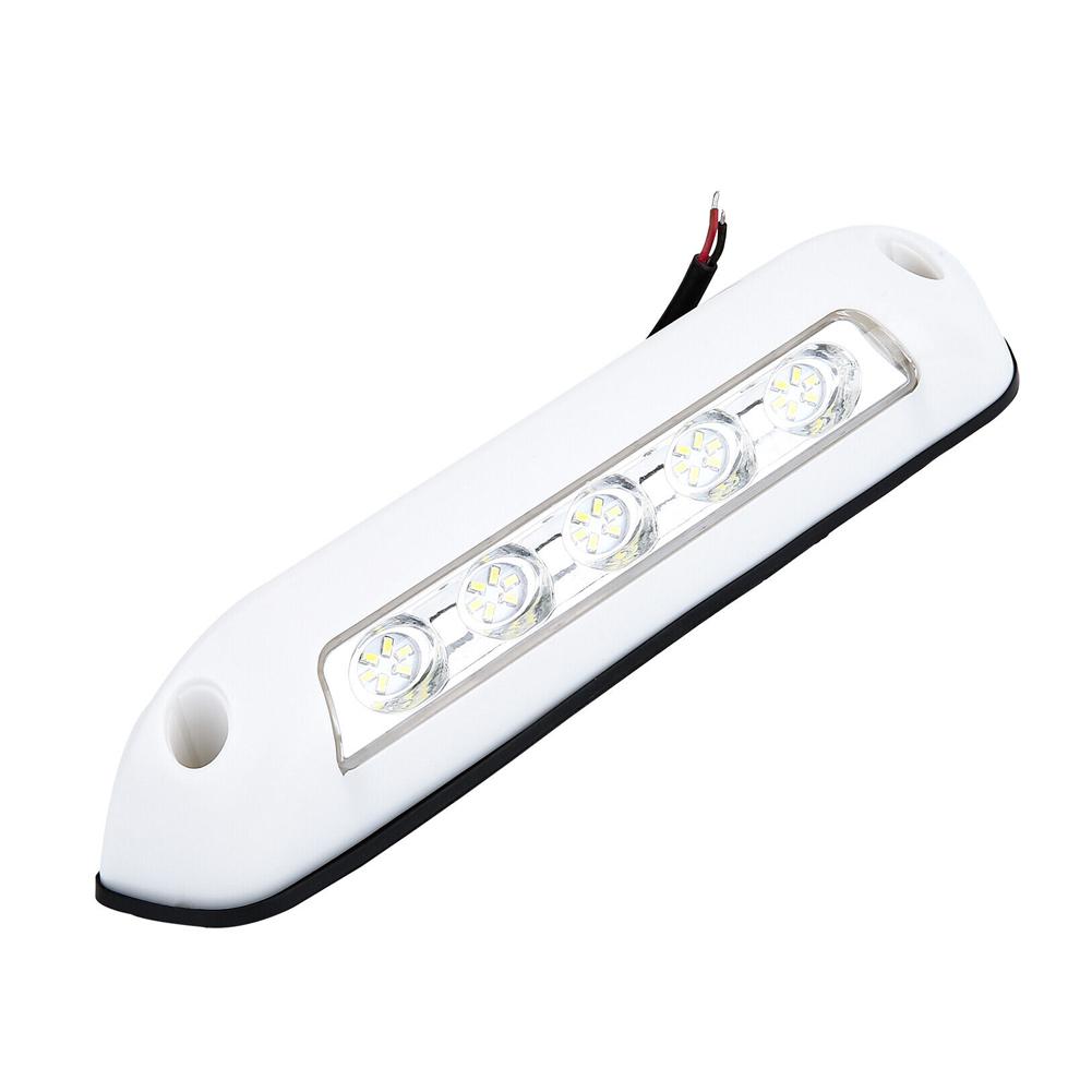 12V Motorhome Caravan Interior Wall Lamps 6000K Waterproof Light Bar 10LED RV Van Camper Exterior Lamp Universal RV Accessories