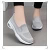 Women's Summer New Thick Soled Woven Fabric Shoes, Casual One Foot Sponge Shoes