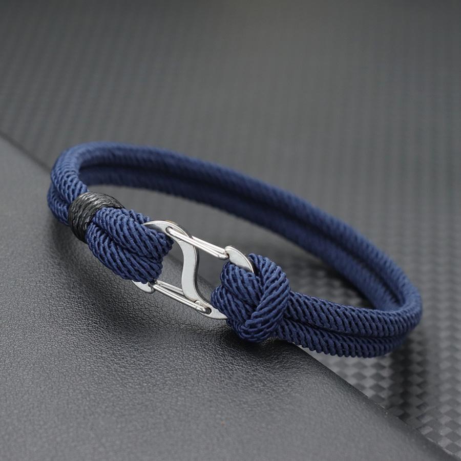 New 6 Colors Men Bracelet A Grade 4mm Milan Cord Chain Brazalete Stainless Steel Clasp Wrap Braclet Homme Bileklik Erkek