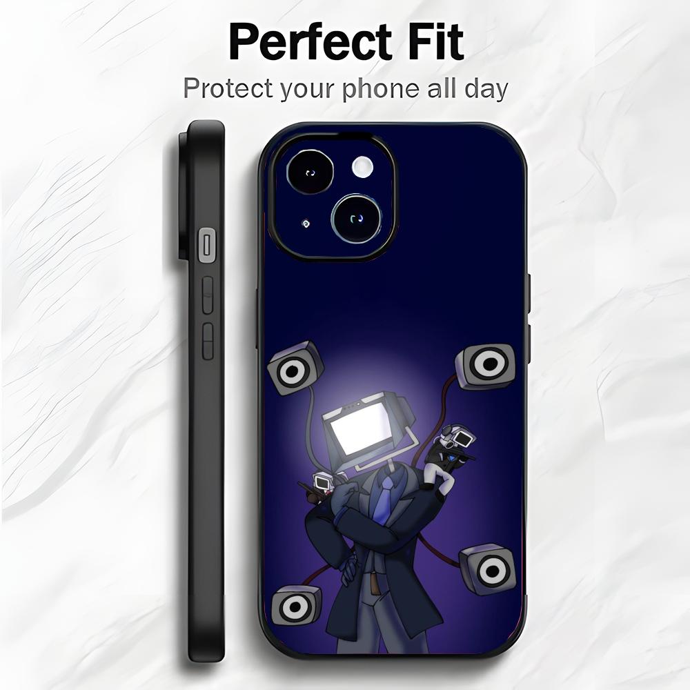 Art S-Skibidi Toilet Internet Meme Phone Case Phone Case Soft Packaging Lightweight For iPhone17 16 15 14 13ProMax