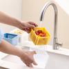 Double-Layer Refrigerator Storage Box Ginger Scallion Onion Containers Sealed Fruits Vegetables Drain Crisper Kitchen Supplies