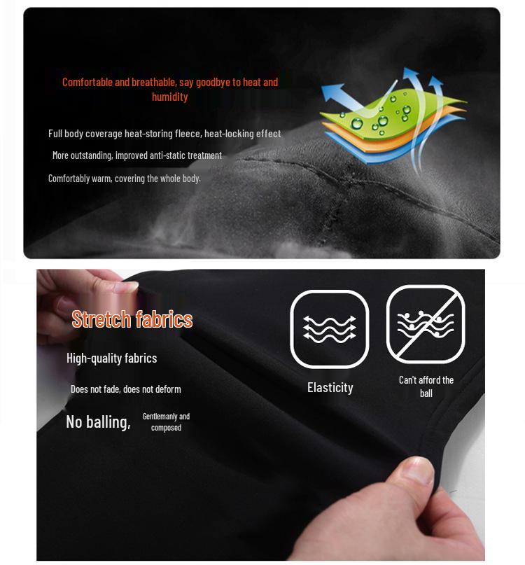 Men's Fleece-Lined Softshell Hiking Pants - Windproof, Warm, and Wear-Resistant for Outdoor Use