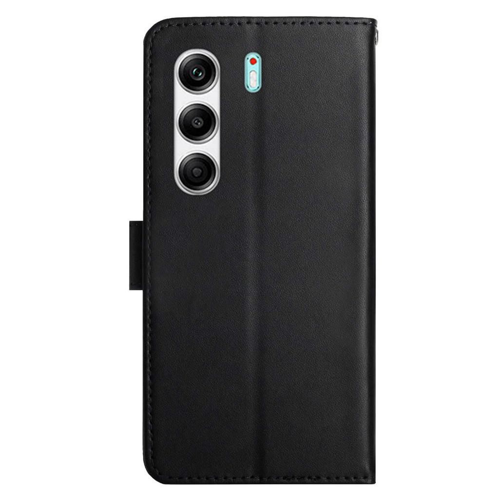 For TECNO Camon 40 Pro 5G Case Genuine Cow Leather Phone Cover Nappa Texture