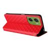 For Motorola Moto G06 4G/G06 Power 4G Case Wallet Rhombus Imprinted Leather Phone Cover