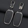 Zinc Alloy Genuine Leather Auto Key Fob Cover Case Fit For Lincoln Continental Navigator Z Mkz Mkc Mkx Nautilus Aviator Corsair
