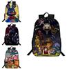 Lebendiger Five Nights At Freddy's Rucksack Mit Anime-Muster Für Kinder Und Schüler