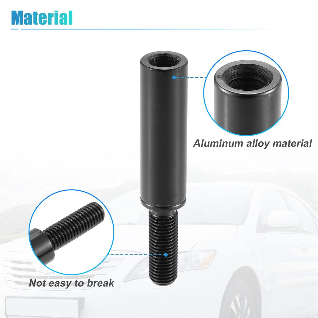 uxcell Shift Knob Extension Shift Knob Extension Gear Shift Adapter for Car Extender Lever