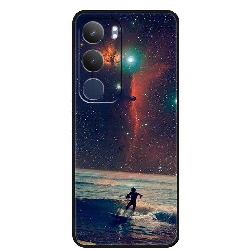 For Vivo Y19s 4G Case Y 19s 6.68" Soft Silicone TPU Phone Case for Vivo Y19s Pro 4G Cartoon Animal Shockproof Cover Y19 s Pro 4G