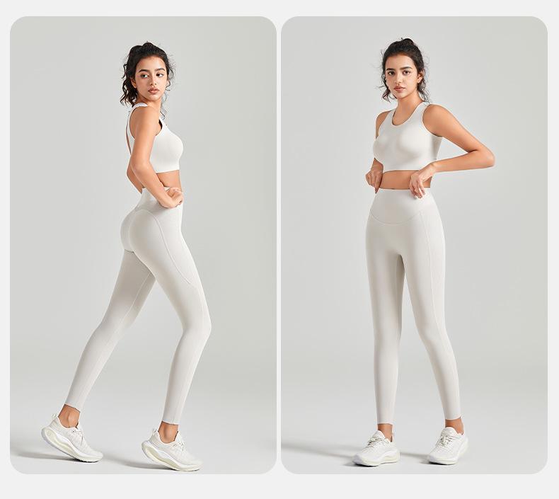 High Waist Hip Lift Yoga Leggings for Women - No Visible Lines, Perfect for Pilates and Fitness.