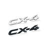 Pro Auto ABS Plast Chrom Stříbrná/Černá CX4 CX5 CX-4 CX-5 Logo Boční Blatník Auta Zadní Kufr Znak Samolepka Pro Příslušenství