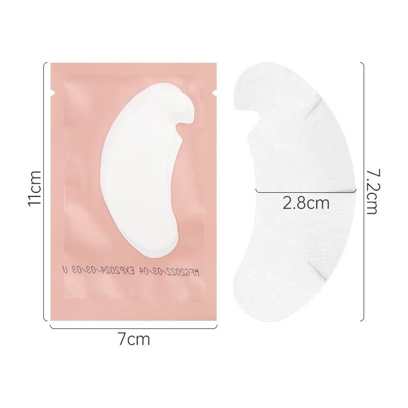 U-Shaped Grafting Eyelash Patches - 50 Pairs for Extensions