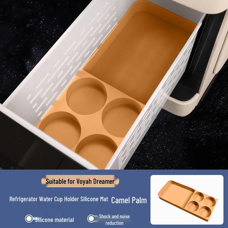 Silicone Protective Pad for 2025 Voyah Dreamer Refrigerator Cup Holder - Car Interior Accessory See Details