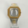 42mm Middle Gold Square for 29.5mm Watch Dial Sapphire Glass Stainless Steel Watches Accessories Fit NH35 NH36 4R Movement