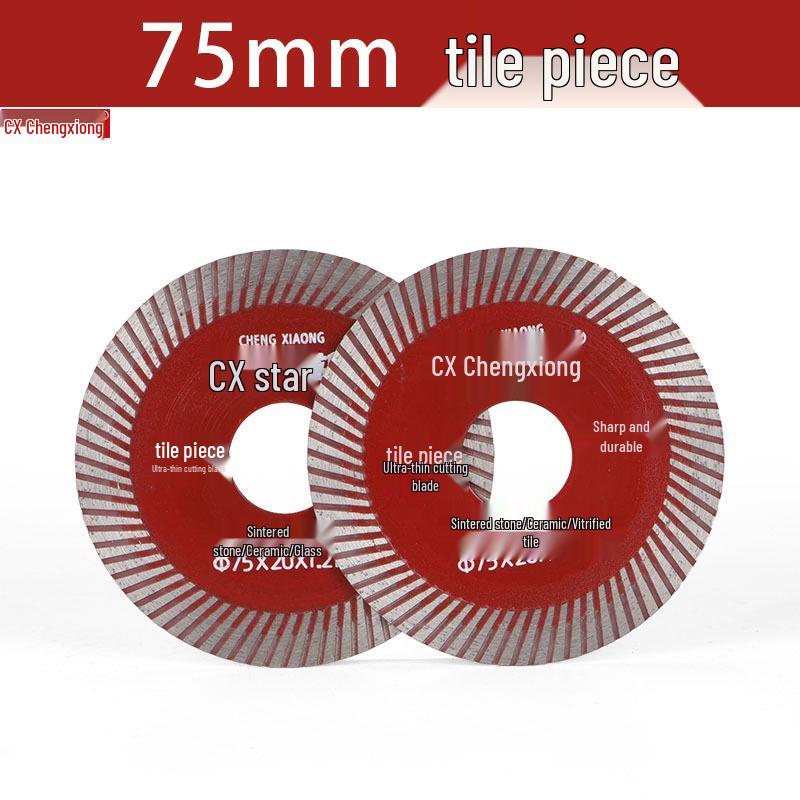 75mm Diamond Tile Saw Blade for Angle Grinders - Ideal for Ceramic Floor Tiles and Grout Cutting