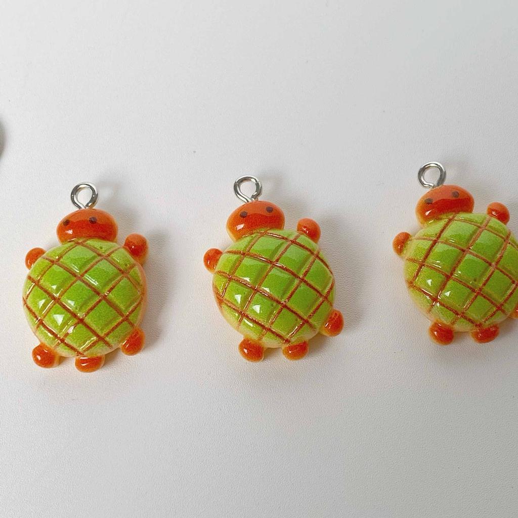 Hot Turtle Phone Charms Pendant Cute Anime Keychain Cases For iPhone 12 CCD Camera Airpods Earphones Cool Kawaii Accessories