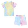 Kinder Tie-Dye Set - Kurzarm & Shorts 2-teiliges Outfit