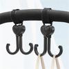 Stroller Hooks Pushchair Organizer Hook Upgrade Double Head Pram Hook for Hanging Bags Universal Hook Pram Accessories