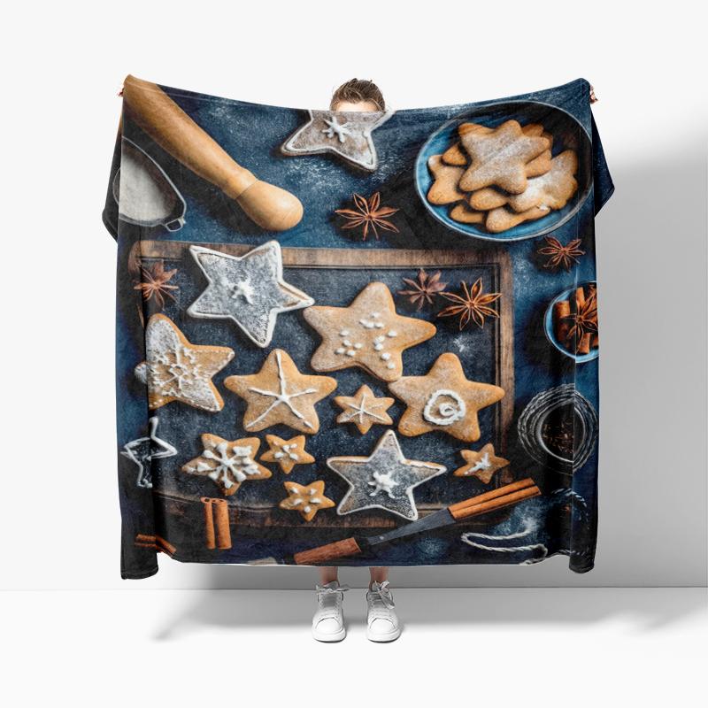 Wohndekoration Plüsch Überwurf Sofadecke Tagesdecke Bett flauschig weiche Decken Dekor Plaid Modern Halloween Frohe Weihnachten Winter