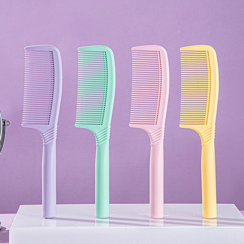High Quality Plastic Hairdressing Combs Professional Anti-Static Fine Cutting Women Beauty Hairstyling Brush Househeld Wet Dry