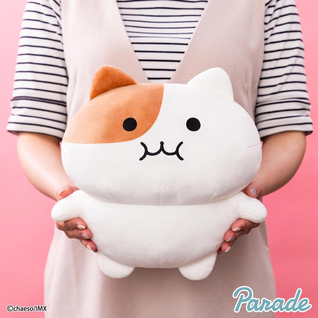 Mochi Plüschtier GROSS Groß Normal Weiß Ungefähr 30cm Nyami