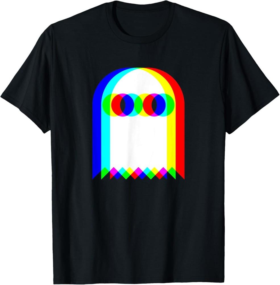 Ghost Trippy Vaporwave Halloween Techno Rave EDM Music Party T-Shirt Unisex T-Shirt S