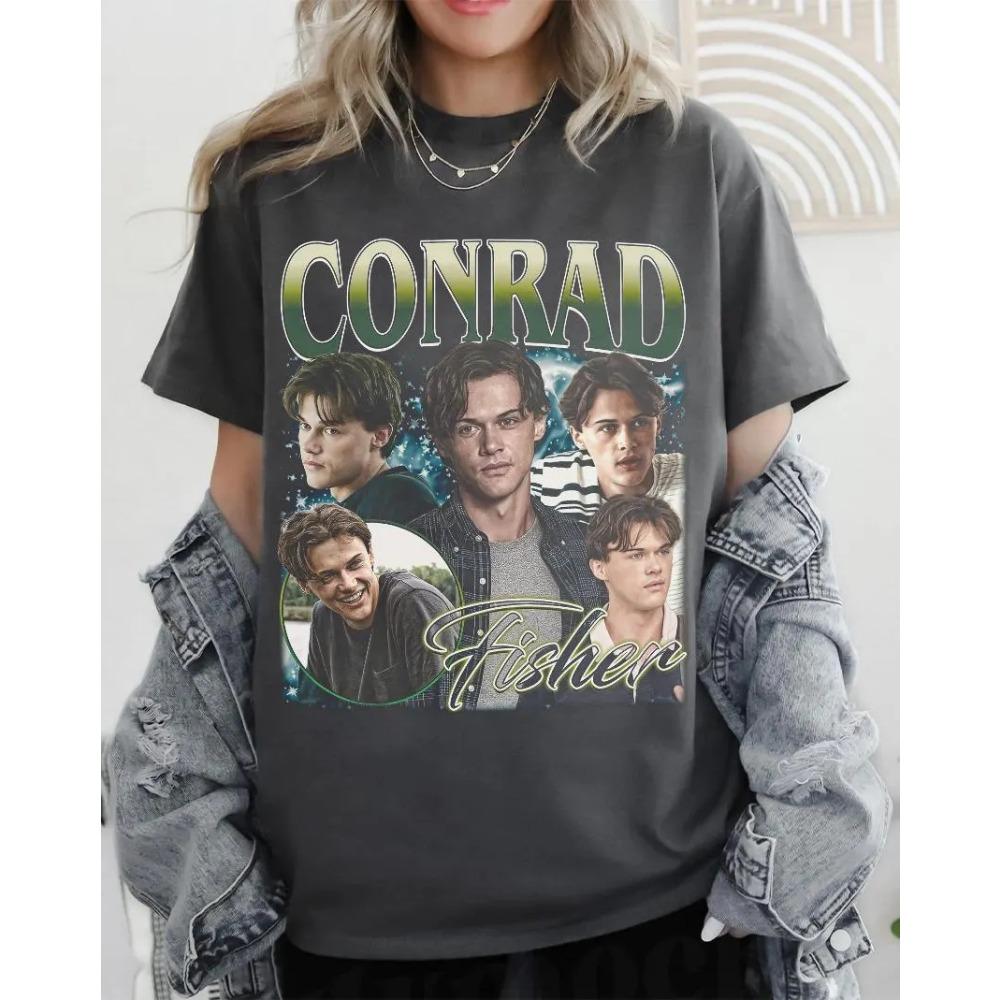 

Conrad Fischer Tshirt Retro Y2K Tshirt Summer New Retro Unisex Cotton Casual Fashion Tshirt 3XL
