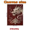 Perlen Drache DIY Diamant Malerei Kits 15.7x19.6 Zoll Edelstein Kunst Diamant Malerei Kits Ohne Rahmen für Erwachsene Geschenkidee Heim Wanddekoration