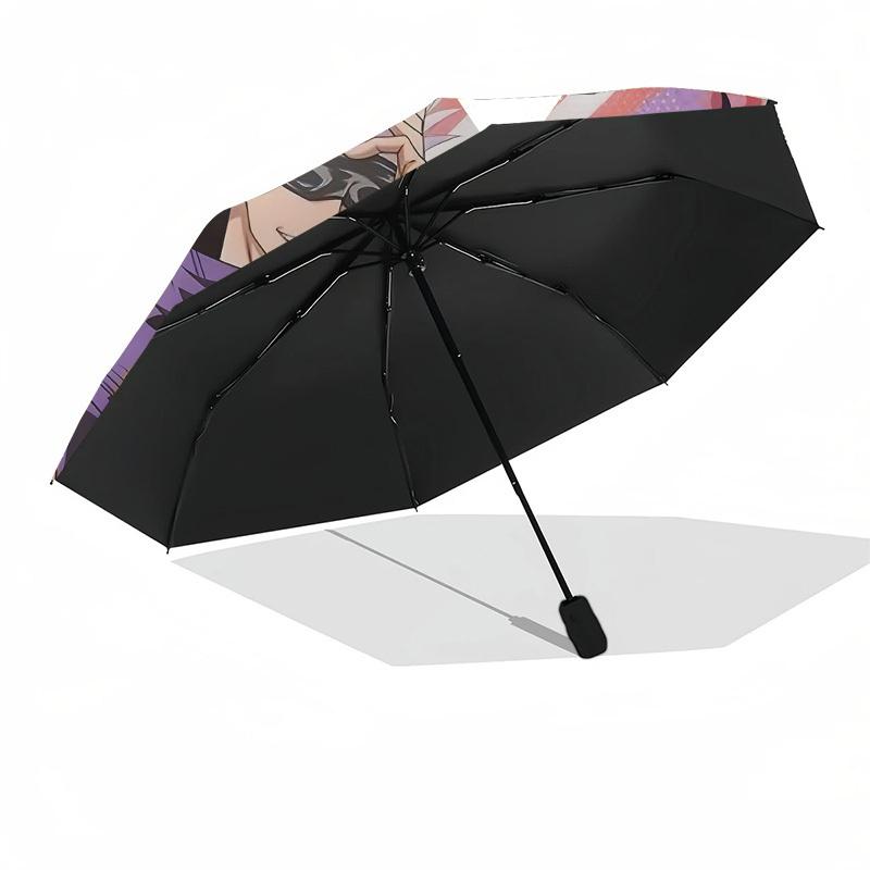 Jujutsu Kaisen, Peace SignThemed Automatic Opening and Closing Umbrella 8 Ribs, Suitable for Leisure and Going Out, Outdoor Accessory, Got
