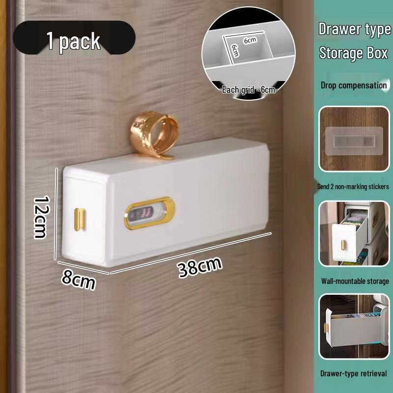 Wandmontierter Schubladen-Organizer: Aufbewahrungsbox für Unterwäsche und Socken