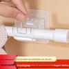 Adhesive No-Drill Curtain Rod and Towel Hook Bracket Clip for Doors and Showers