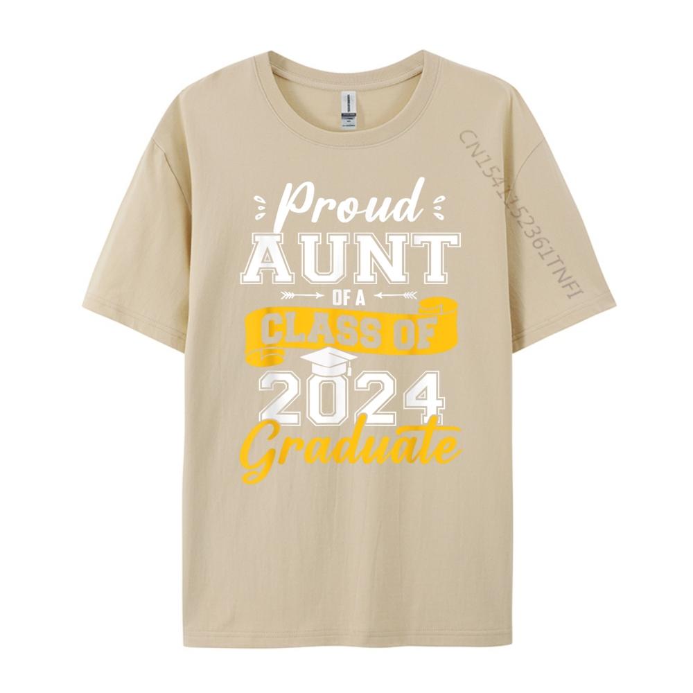 Graduation Proud Aunt Of A Class Of 2025 Graduate Free Shippping Clothes Fall Luxury TShirt Big And Tall New Years Eve