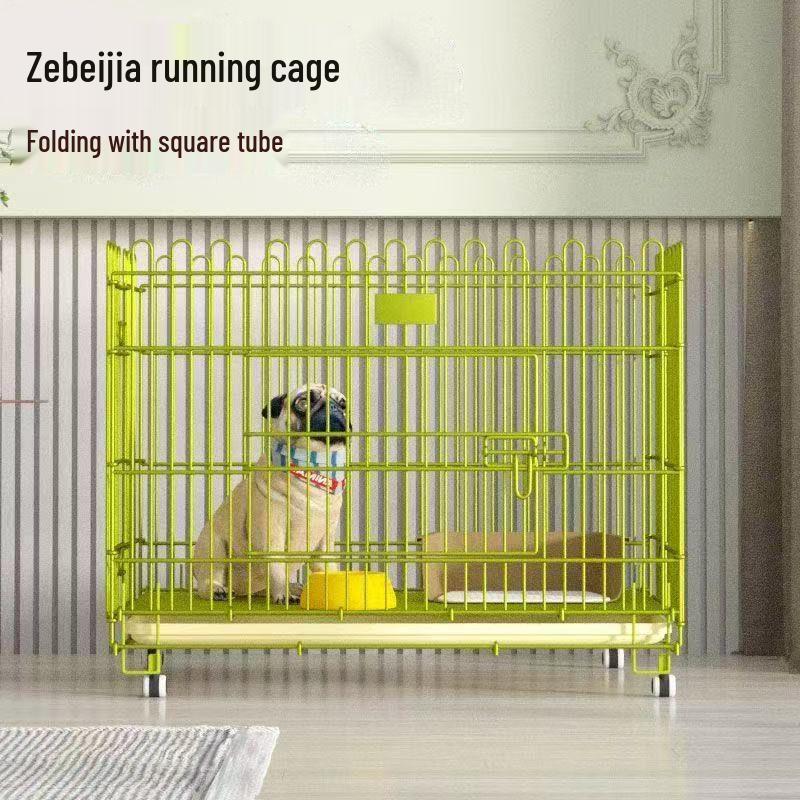 Nano Folding Indoor Dog and Small Pet Cage with Display Table