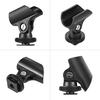 Flexible Mic Microphone Accessory Stand Plastic Clamp Clip Holder Mount
