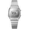 CASIO CLASSIC Series LA670WES-7AJF Digital Silver Stainless Steel Ladies Watch