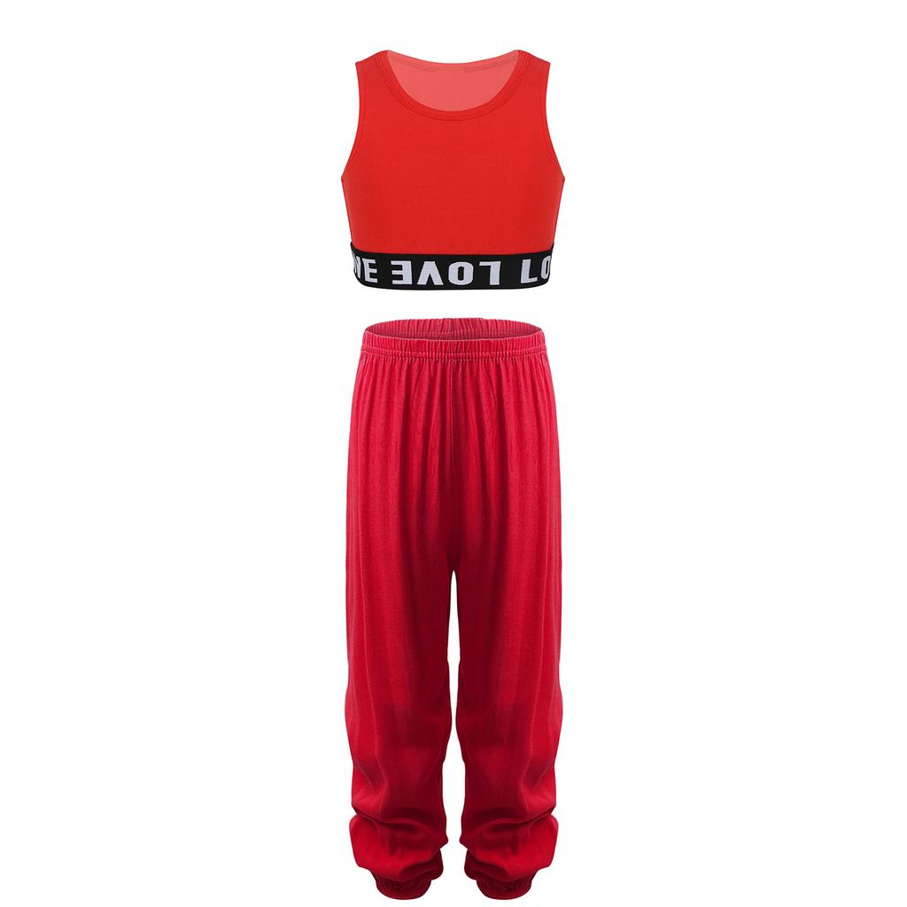 Buy Kids Girls Dance Outfits Set 