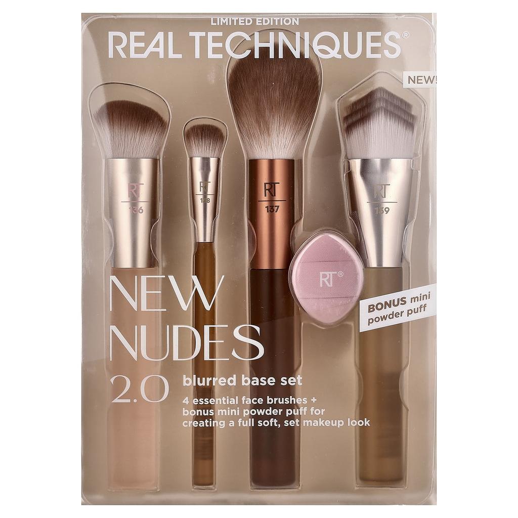Real Techniques, New Nude 2.0, Blood Base Set, 5-piece set