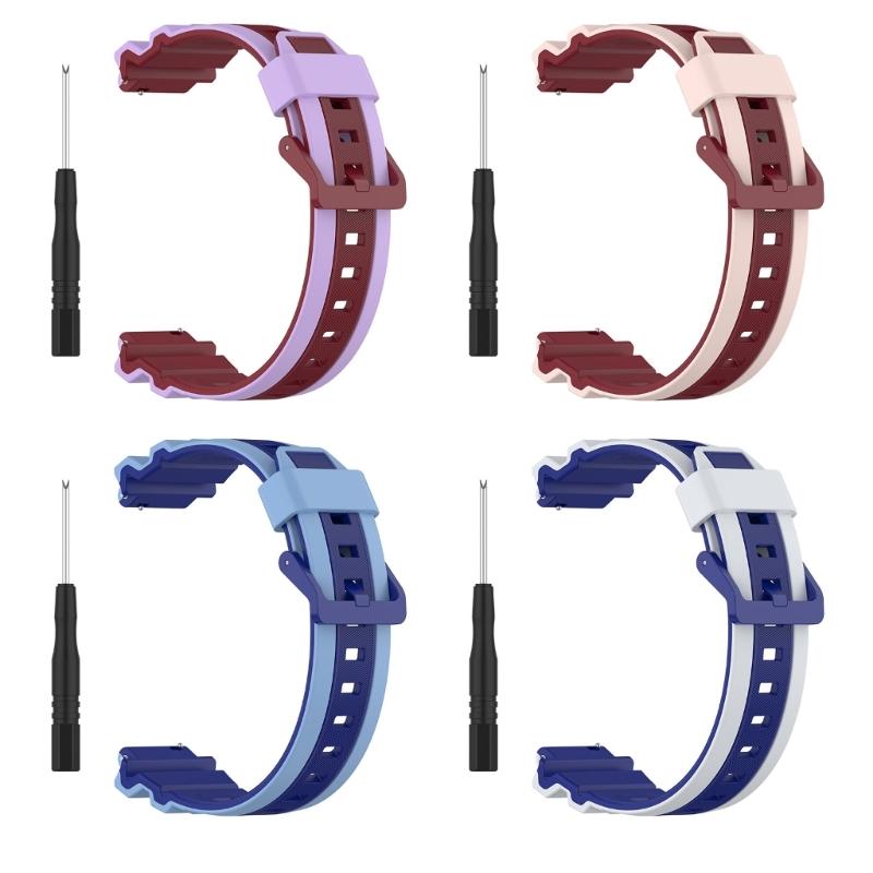 Soft Silicone Wriststrap Replacement Quick Release Bracelets Watch Silicone Band Breathable Belt Straps for Whizkid 2
