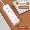 USB Socket Panel with Multi-Outlet Power Strip and Sub-Control