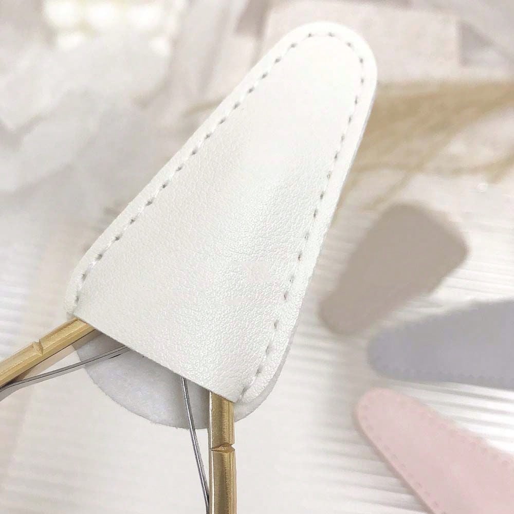 1 Piece Of Beauty Tool Protective Cover, Dedicated Storage Cover For Scissors, Dead Skin Tweezers, Portable Leather Cover