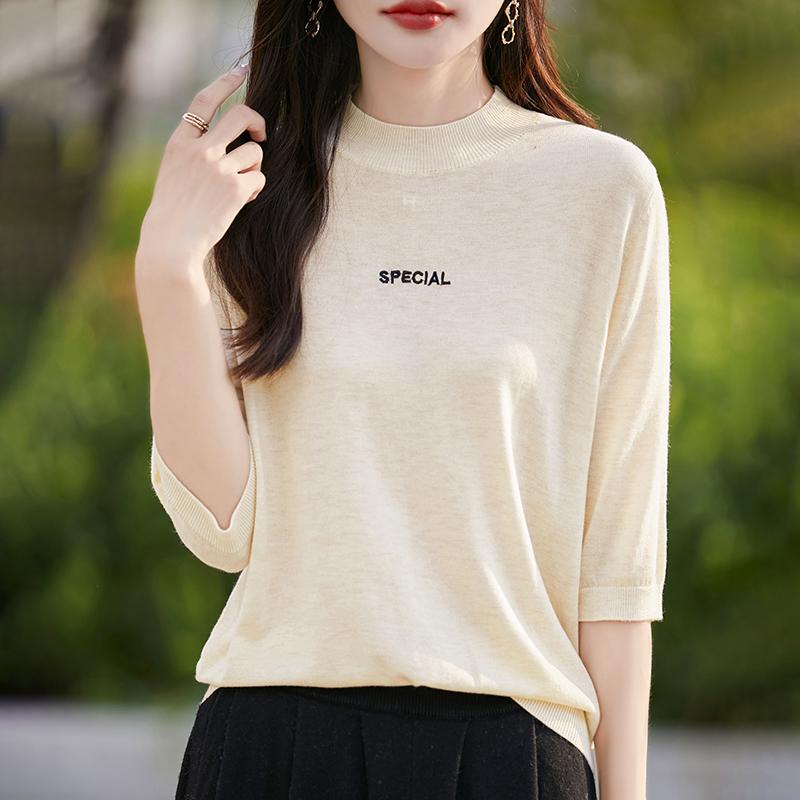 Women's Cashmere Vest Qinghe Cashmere 50% Wool 50% Silk Women's Autumn and Winter Cashmere Vest Soft and Warm