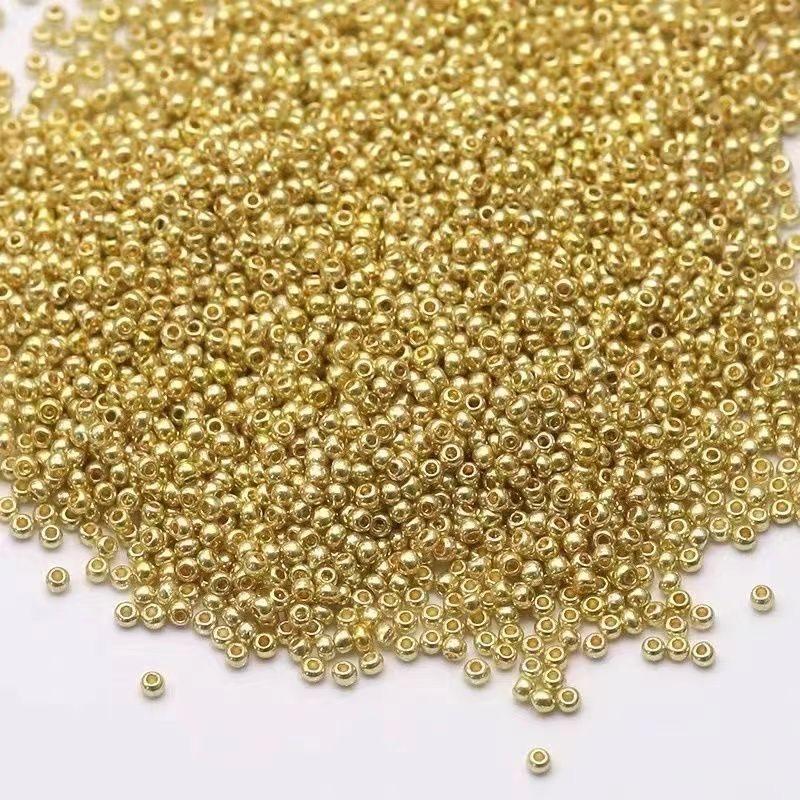 Gold & Silver 2-4mm Color-Retaining Spacer Beads for DIY Bracelets