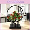New Chinese Style Screen Divider With Small Fruit Faux Plants For Home Decor And Gifts
