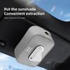 Car Tissue Box Holder Leather Car Napkin Case Sun Visor Backseat Bag For SsangYong Musso Korando Rexton Torres Tivoli M200 Xlv