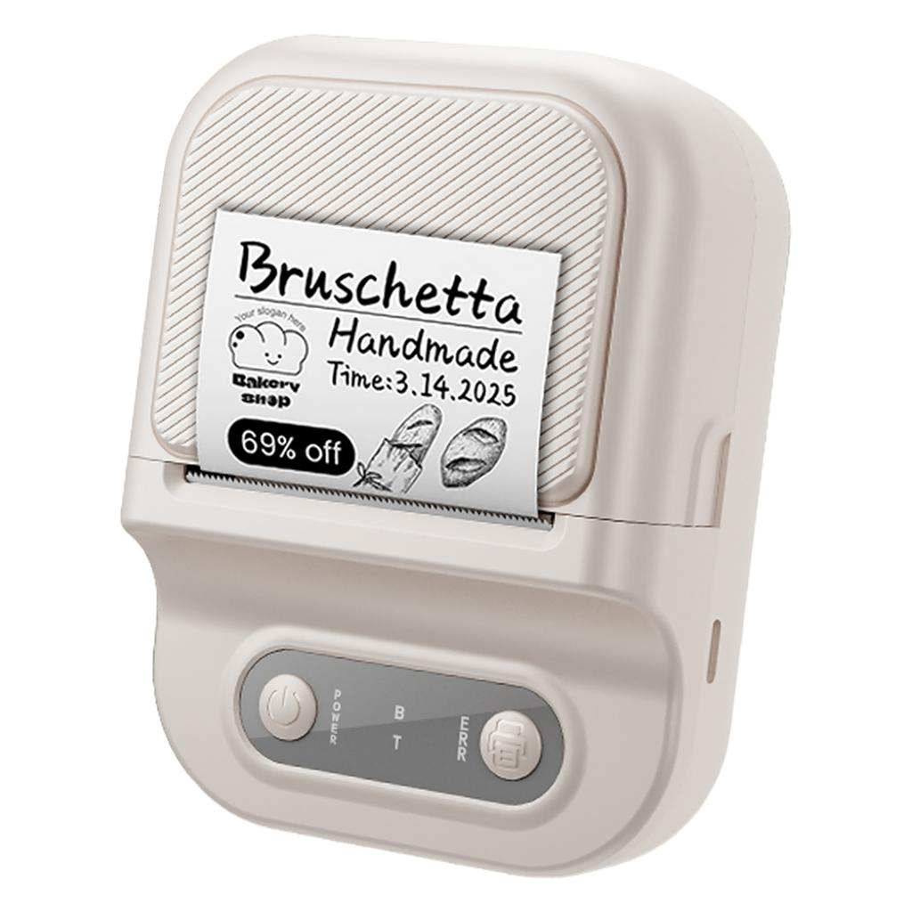 BT Label Maker Machine Portable Label Printer Mini Label Thermal Printer for Home Kitchen School Office Organization